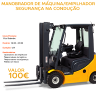 Manobrador de Máquina/Empilhador Segurança na Condução - 20 julho